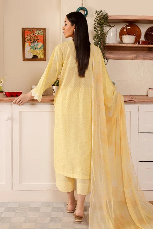 Ripple by Rashid Textile Embroidered Lawn 3 piece Unstitched Dress - REL-8899
