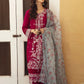 Meena Kumari By Aabyaan Embroidered Chikankari Lawn 3pc Suits Unstitched AB-08 Mahjabeen