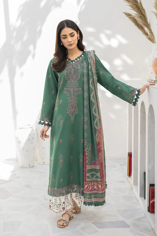 Shezlin by Aabyaan Embroidered Chikankari Suits Unstitched 3 Piece AS-AR-08 ESHAAL  - Summer Collection