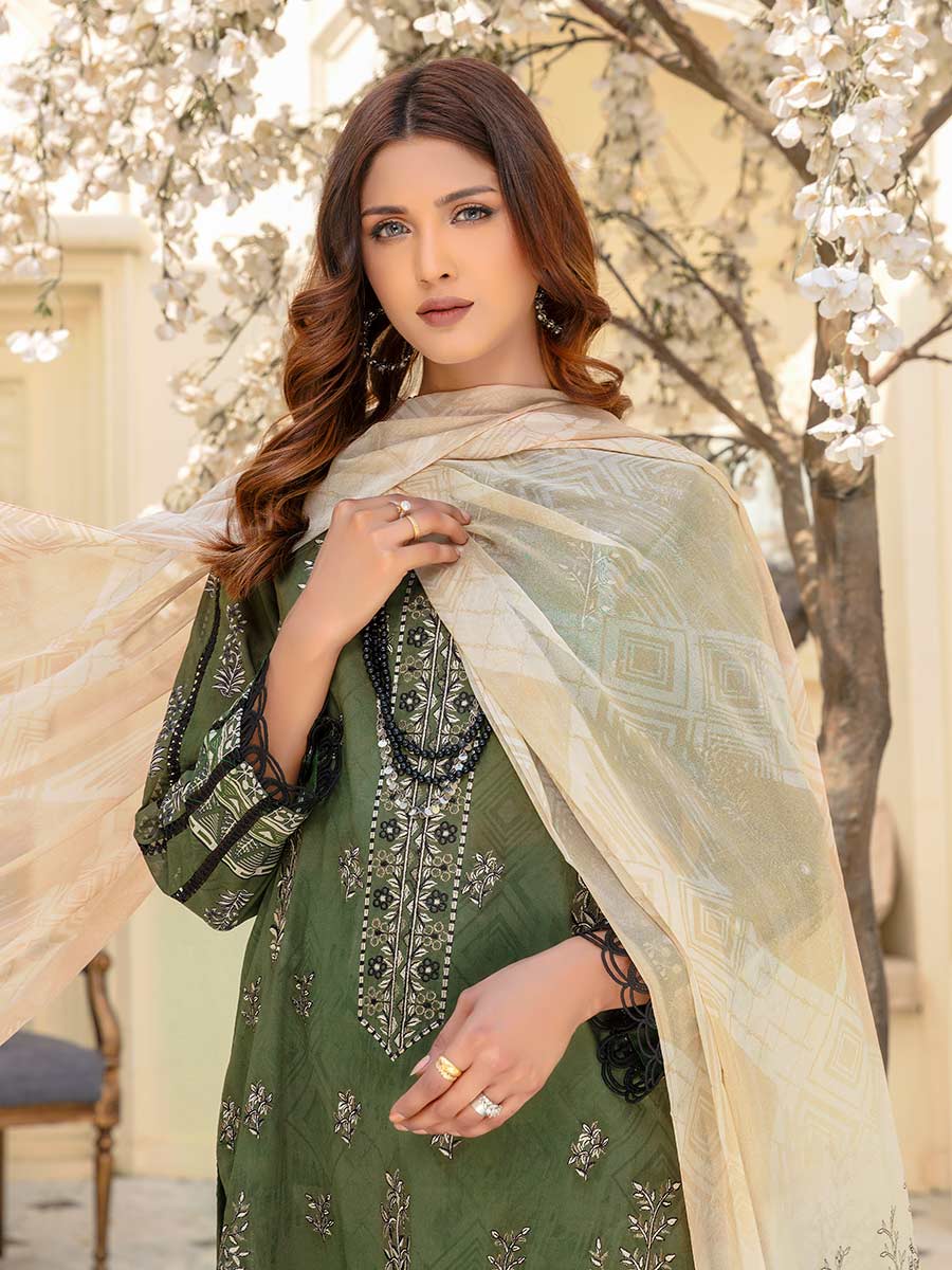 Afreen by Aalaya Embroidered Lawn 3 piece dress unstitched - AL23-D08