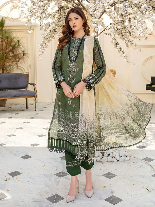 Afreen by Aalaya Embroidered Lawn 3 piece dress unstitched - AL23-D08