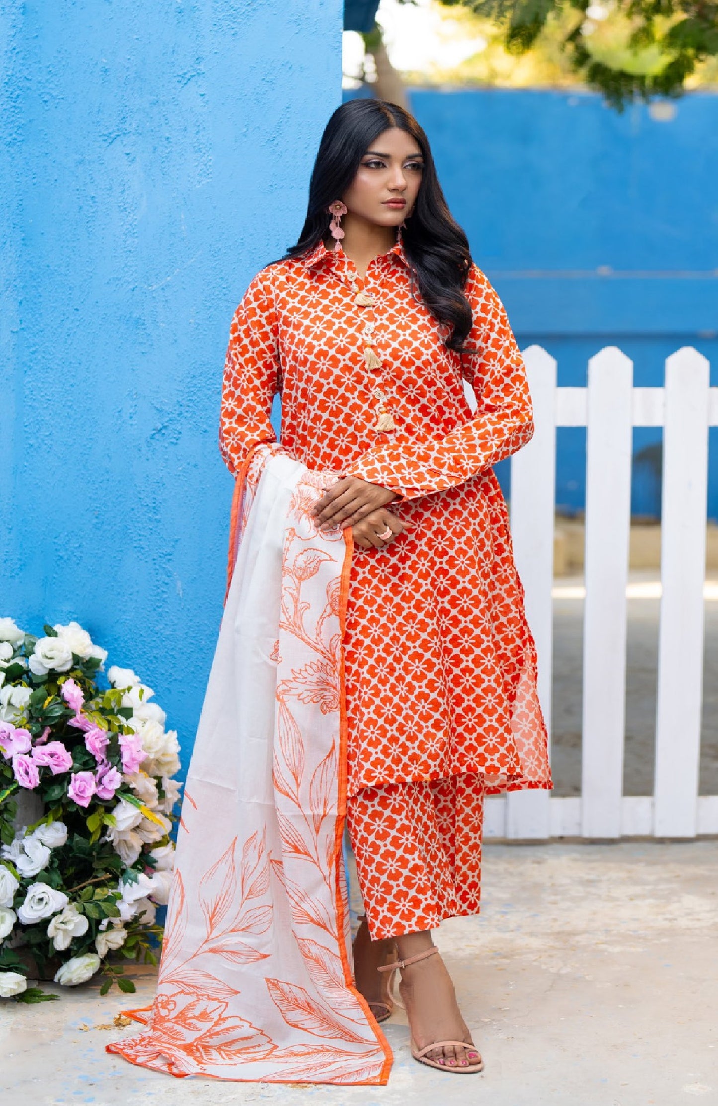 Salina by Regalia Textile Printed Lawn 3 Piece Unstitched Dress - RSPL-08 Summer Collection