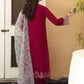 Meena Kumari By Aabyaan Embroidered Chikankari Lawn 3pc Suits Unstitched AB-08 Mahjabeen
