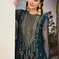 Asim Jofa Zari Sitara Embroidered Chiffon Unstitched 1 Piece Shirt - AJZS 08