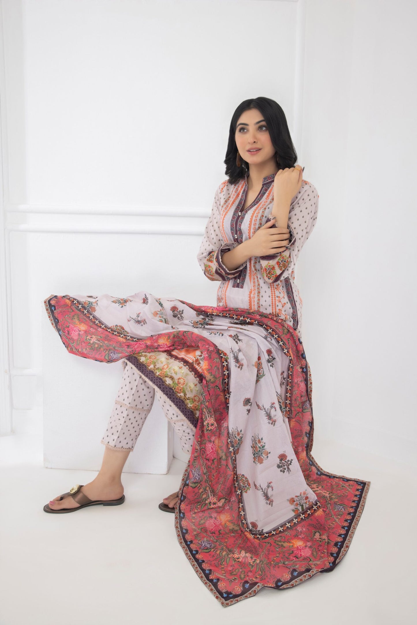 Salina Digital Printed Lawn Special Edition 3 Pcs Unstitched - SPLSE-D08