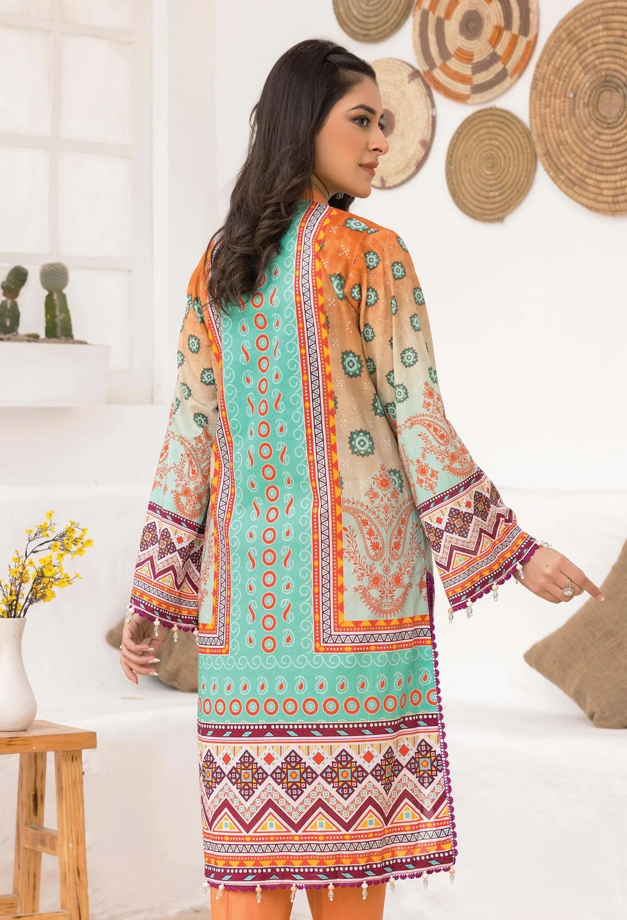 Adan Libas Chunri Embroidered Lawn 2 Piece Unstitched - ALC-D08