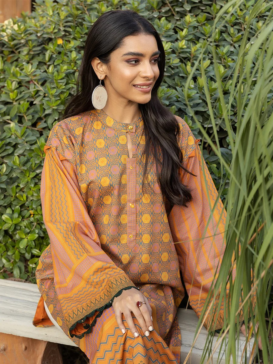 Mehr Digital Printed Lawn Shirt 1 piece unstitched - 23DA-008UT