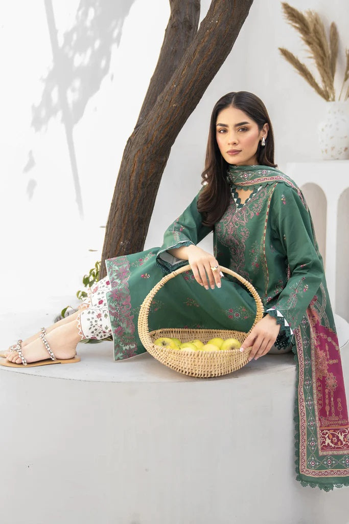 Shezlin by Aabyaan Embroidered Chikankari Suits Unstitched 3 Piece AS-AR-08 ESHAAL  - Summer Collection