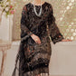 Emaan Adeel Embroidered Chiffon 3 piece Unstitched Dress - LX 08