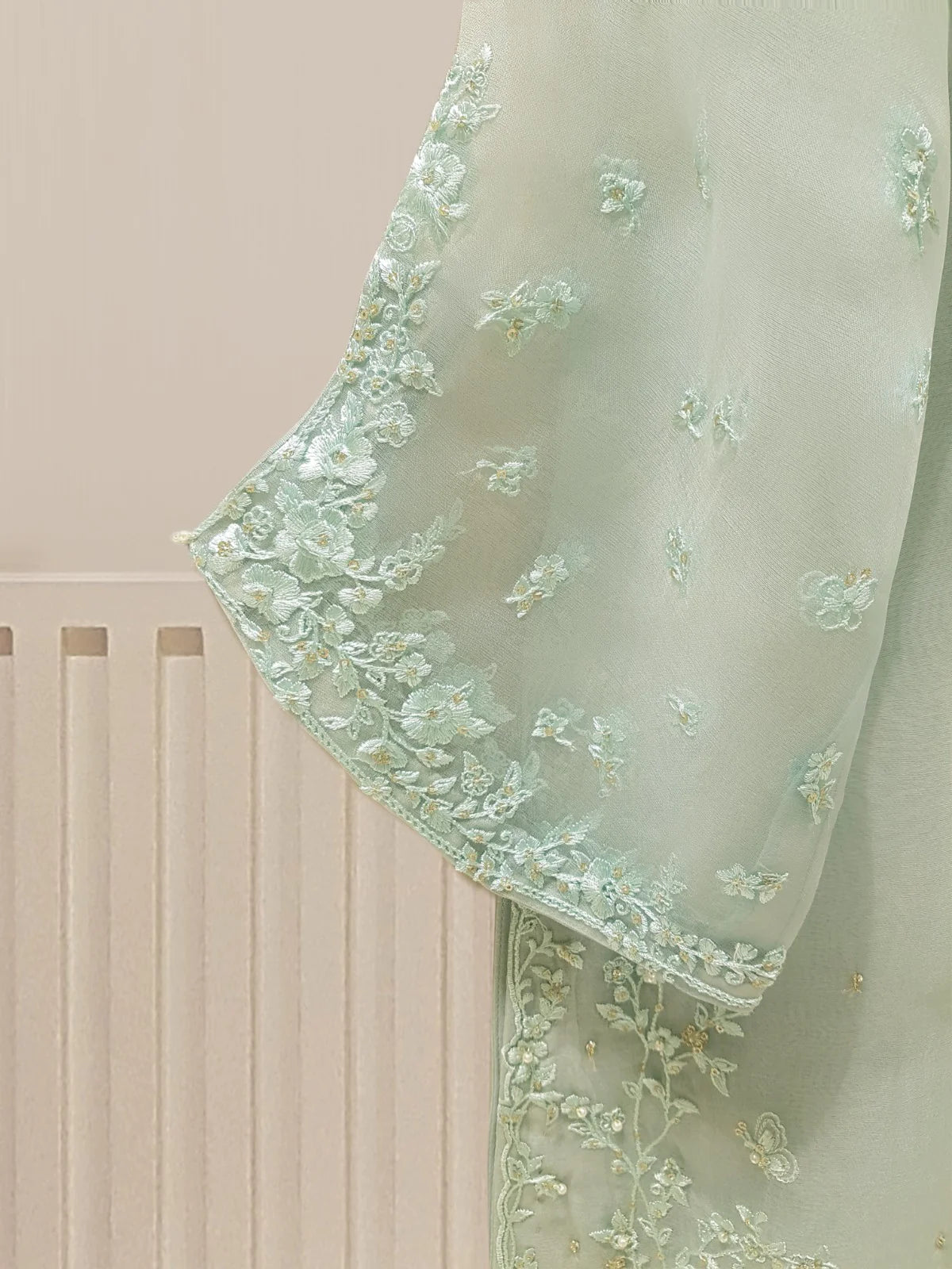 Agha Noor 2pc Pure Organza Embroidered Shirt with Dupatta HD-109601