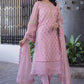 Ensembles By Azure Embroidered Chiffon Suits Unstitched 4 Piece AZES - 96 Florid Charm