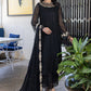Ensembles By Azure Embroidered Chiffon Suits Unstitched 4 Piece AZES - 99 Dark Mystery