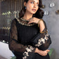 Ensembles By Azure Embroidered Chiffon Suits Unstitched 4 Piece AZES - 99 Dark Mystery