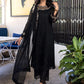 Ensembles By Azure Embroidered Chiffon Suits Unstitched 4 Piece AZES - 99 Dark Mystery