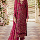 Emaan Adeel Embroidered Chiffon 3 piece Unstitched Dress - LX 09