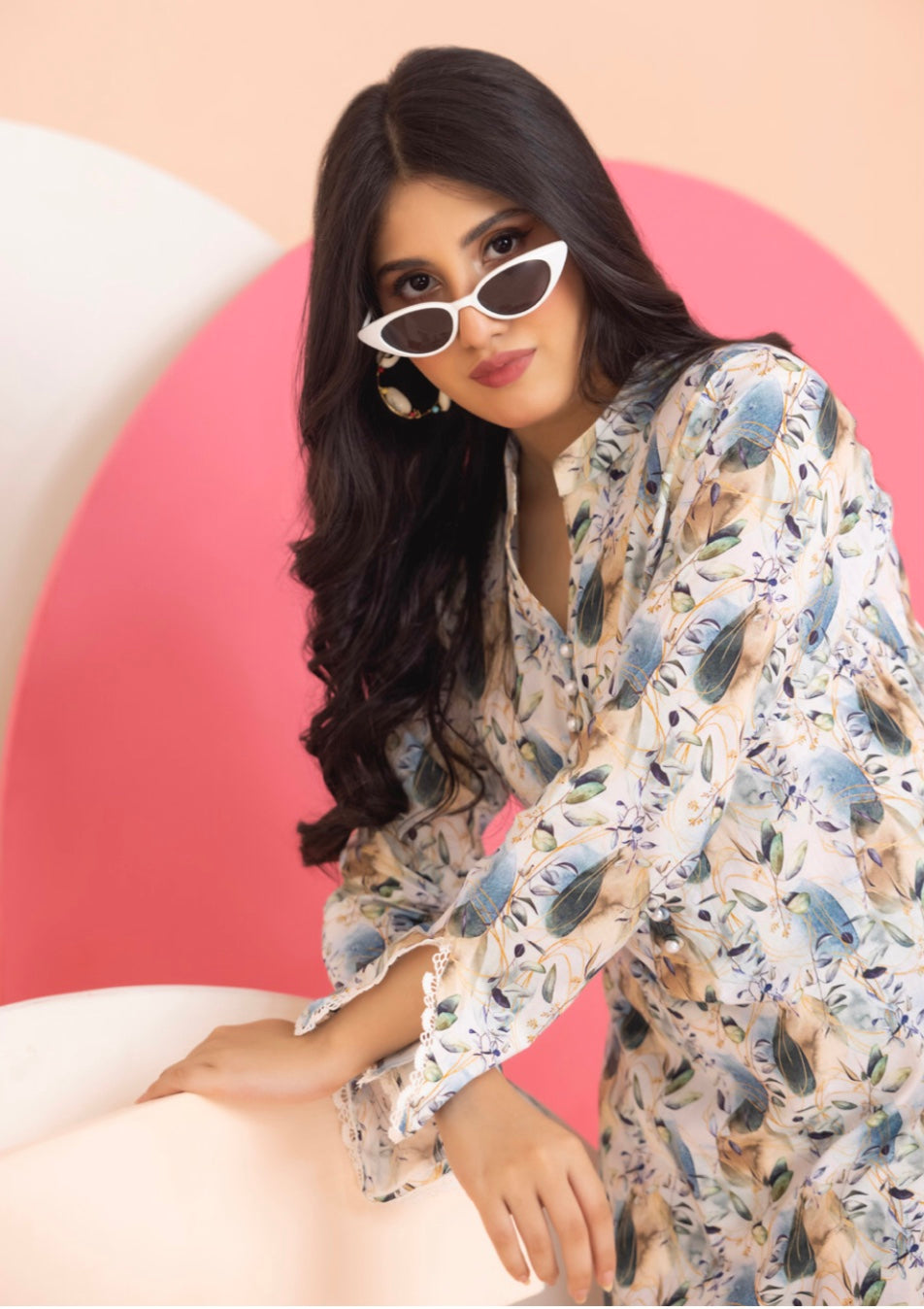 Identic Separates By Regalia Textiles Printed Linen Suits Unstitched 2 Piece RTPL-D-09 - Winter Collection