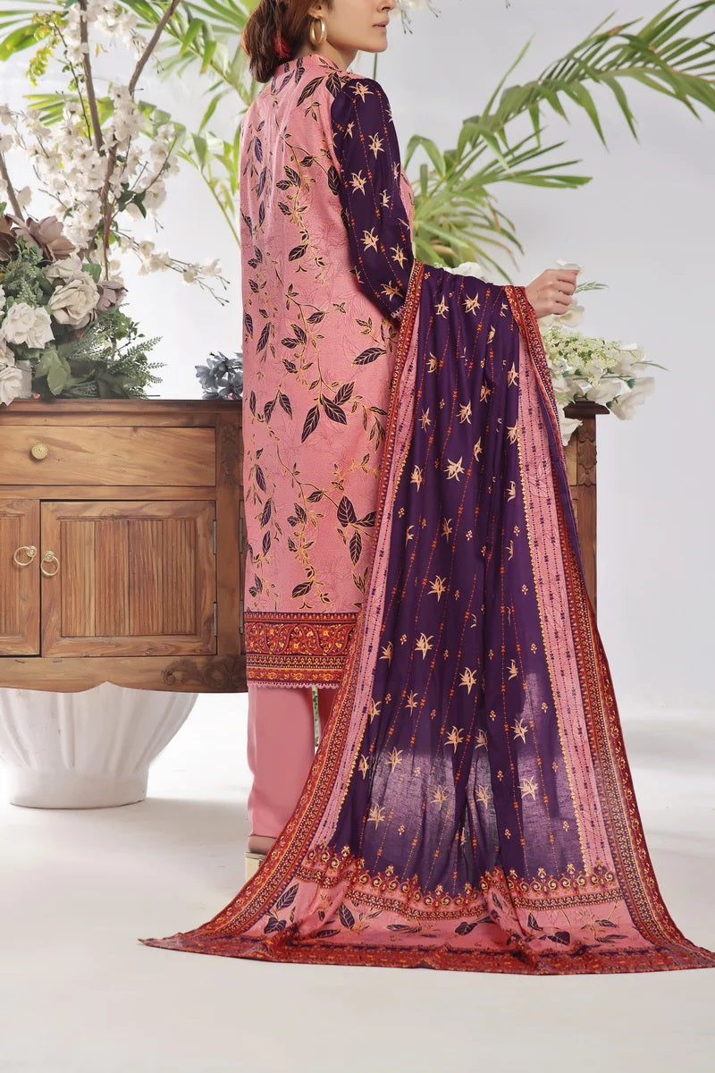 Daman By VS Textiles Printed Lawn Suits Unstitched 3 Piece VS24-D1 2909-A - Summer Collection