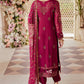 Emaan Adeel Embroidered Chiffon 3 piece Unstitched Dress - LX 09