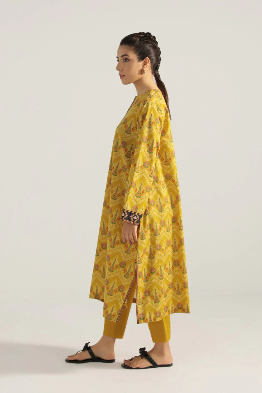 Sapphire Intermix Printed Cotton Shirt 1 piece Unstitched - U1 DY22V5 09