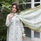 Identic Separate Mid Summer Printed Cotton 3 Piece Unstitched - ISMSC3 - 09