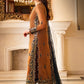 Asim Jofa Zari Sitara Embroidered Chiffon Unstitched 3 Piece Dress - AJZS 09