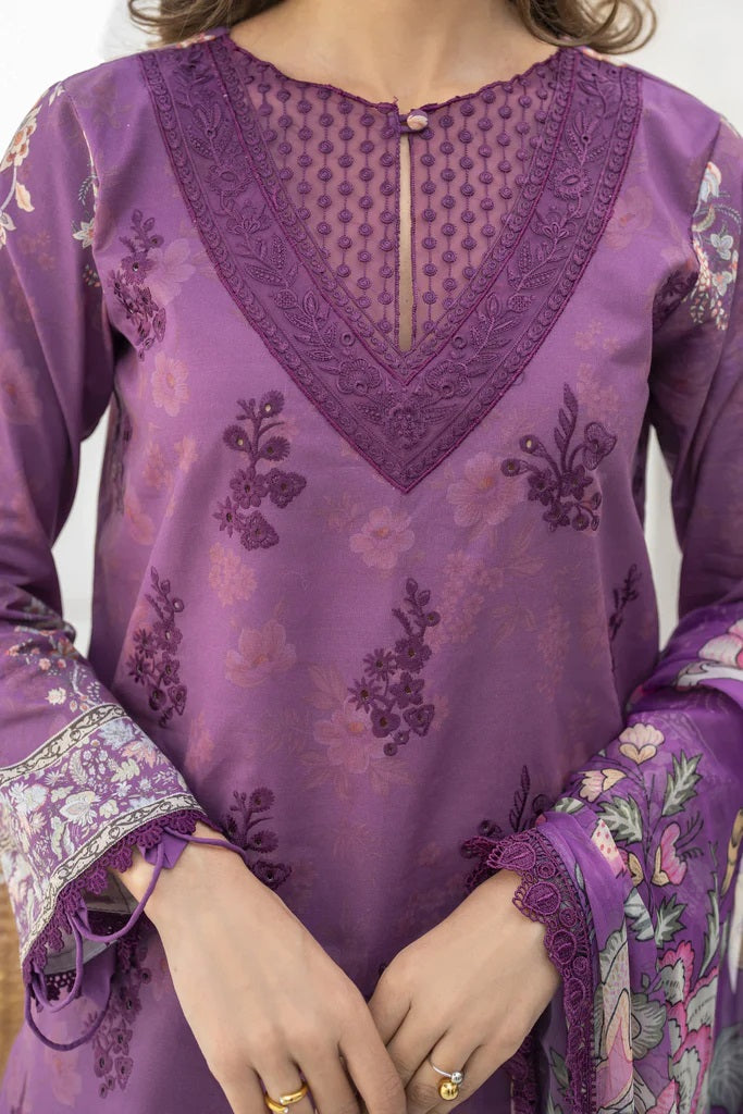 Shezlin by Aabyaan Embroidered Chikankari Suits Unstitched 3 Piece AS-AR-09 AZKA  - Summer Collection
