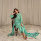 Sahar Printed Lawn Suits Unstitched 3 Piece SHR-S24-PL-V1-09 - Summer Collection