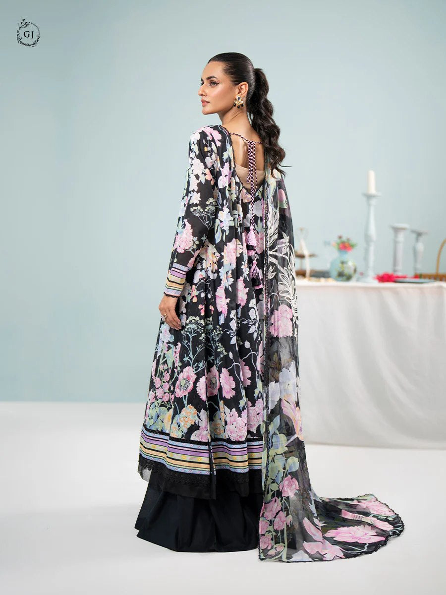 Orchid by Gull Jee Chikankari Lawn 3 Piece Unstitched Dress - GORC2401A11