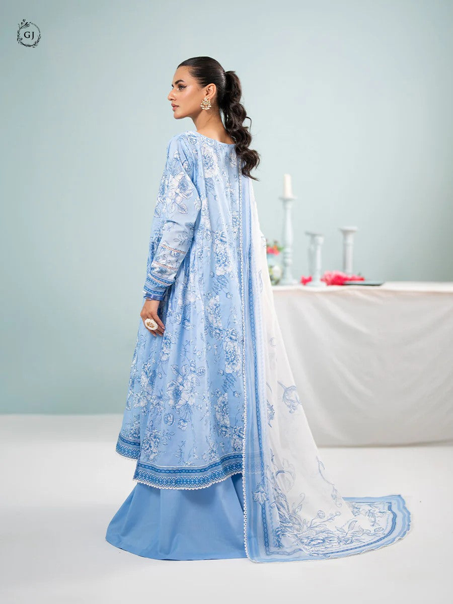 Orchid by Gull Jee Chikankari Lawn 3 Piece Unstitched Dress - GORC2401A3