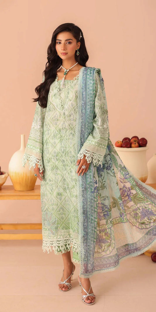 Aafreen by Riaz Art Embroidered Lawn 3 Piece Unstitched Dress - AF-236