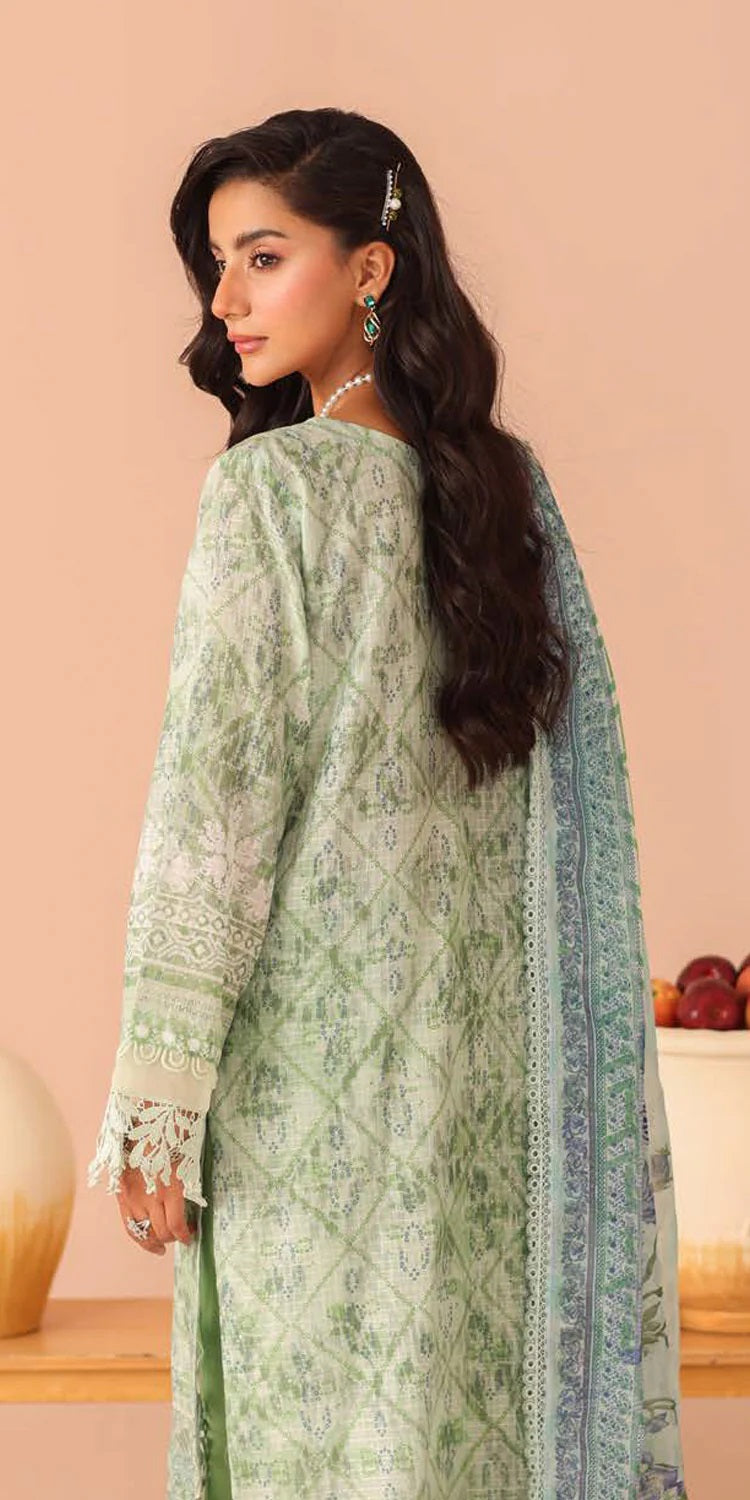 Aafreen by Riaz Art Embroidered Lawn 3 Piece Unstitched Dress - AF-236