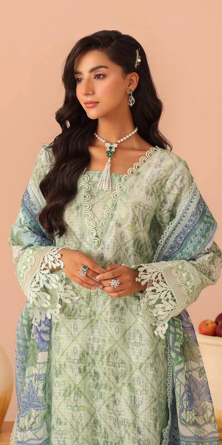 Aafreen by Riaz Art Embroidered Lawn 3 Piece Unstitched Dress - AF-236
