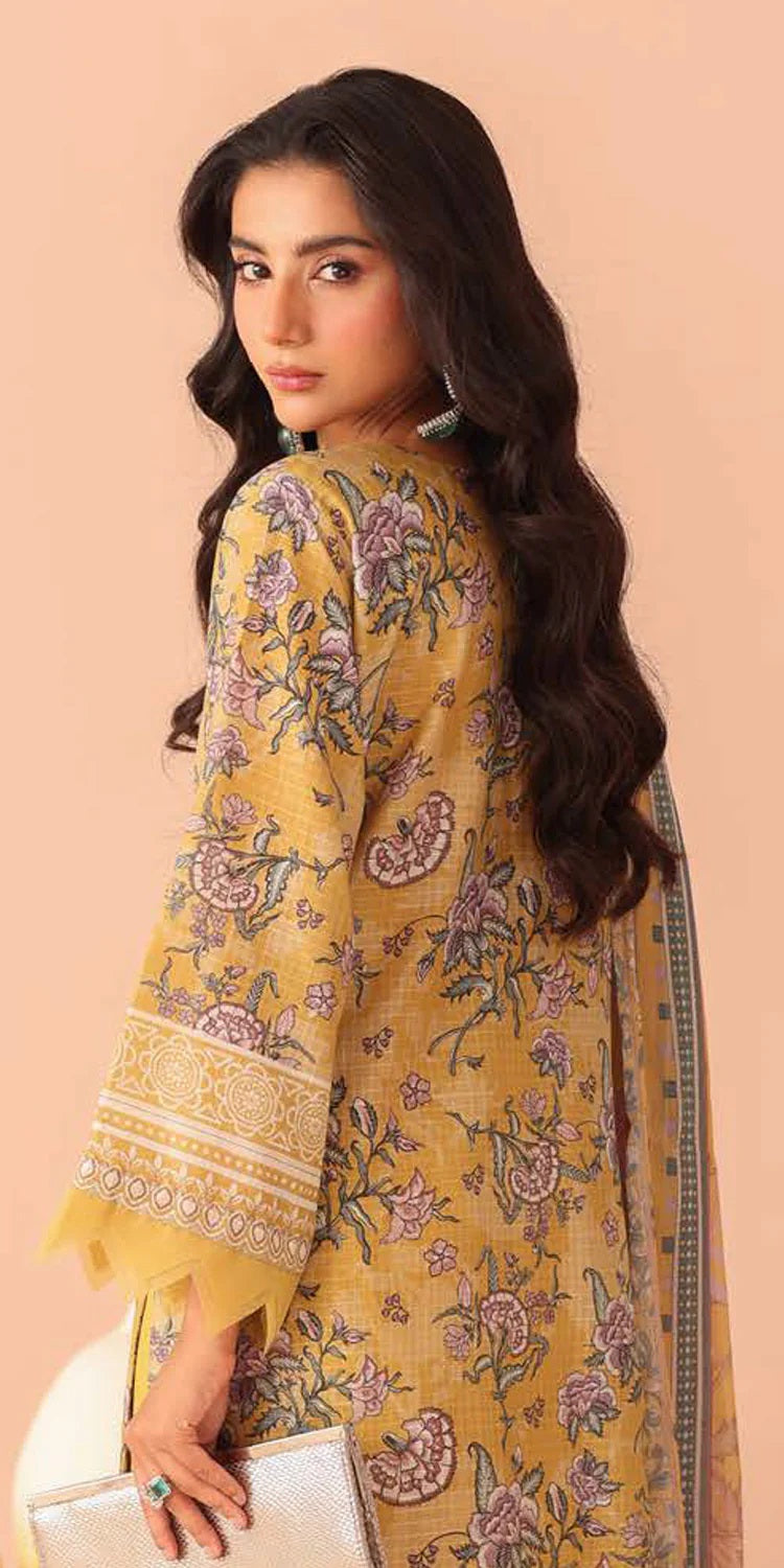 Aafreen by Riaz Art Embroidered Lawn 3 Piece Unstitched Dress - AF-239