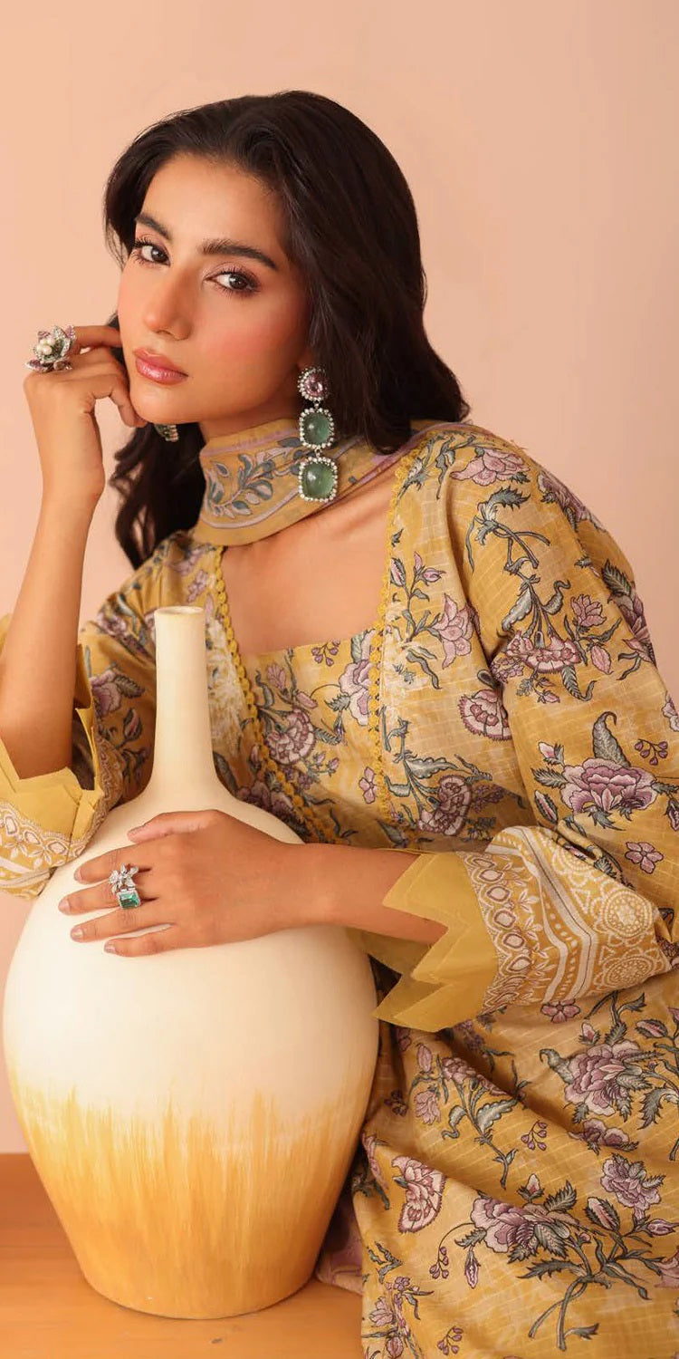 Aafreen by Riaz Art Embroidered Lawn 3 Piece Unstitched Dress - AF-239