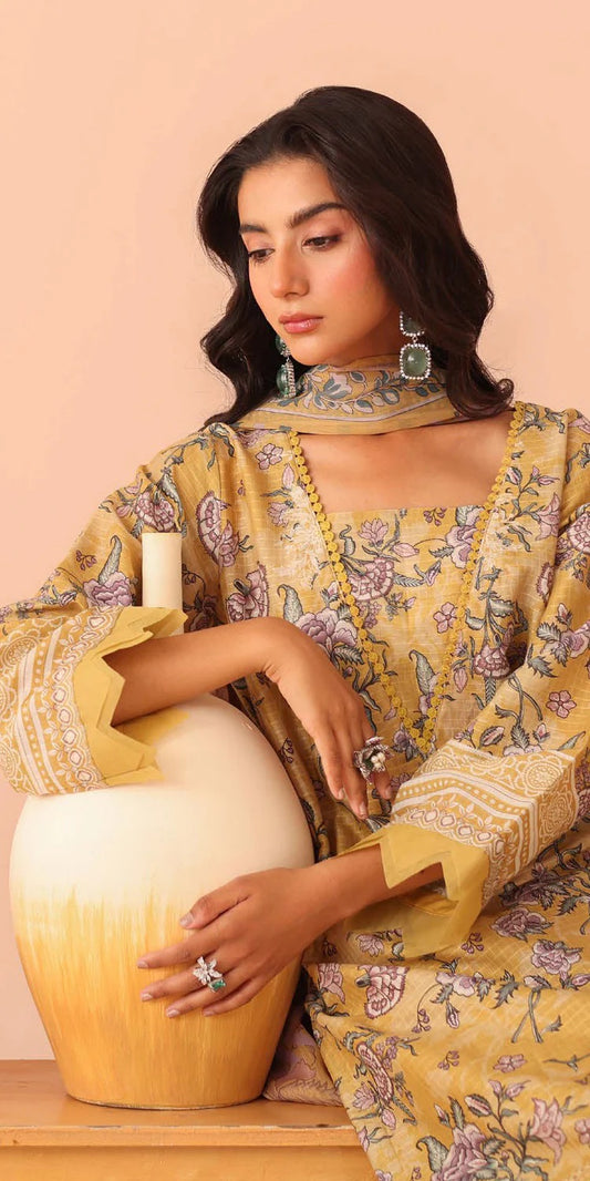 Aafreen by Riaz Art Embroidered Lawn 3 Piece Unstitched Dress - AF-239
