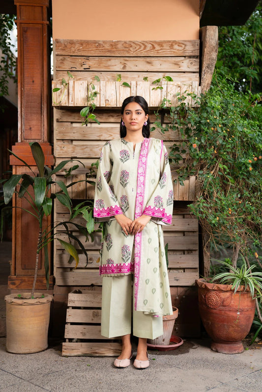 Beena by Beyond Printed Lawn 3 Piece Unstitched Dress - WUE154549