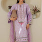 Zellbury 2pc Embroidered Lawn Shirt Dupatta - WUS24E21659 Unstitched