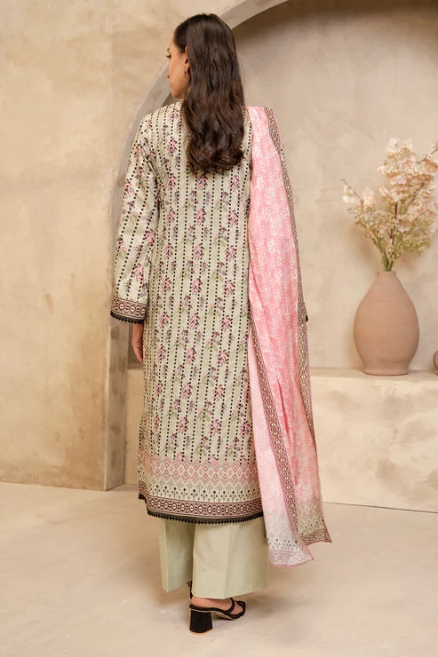 Zellbury 2pc Embroidered Lawn Shirt Dupatta - WUS25E20103 Unstitched