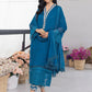 Ensembles Chiffon by Azure Embroidered Chiffon 4 Piece Unstitched Dress - ES023 Snow Breeze