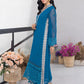 Ensembles Chiffon by Azure Embroidered Chiffon 4 Piece Unstitched Dress - ES023 Snow Breeze
