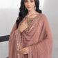 Ensembles Chiffon by Azure Embroidered Chiffon 4 Piece Unstitched Dress - ES029 Spray Rose