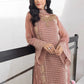 Ensembles Chiffon by Azure Embroidered Chiffon 4 Piece Unstitched Dress - ES029 Spray Rose