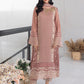 Ensembles Chiffon by Azure Embroidered Chiffon 4 Piece Unstitched Dress - ES029 Spray Rose