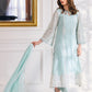 Ensembles By Azure Embroidered Chiffon Suits Unstitched 4 Piece VRES033 - Daisy Charm