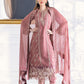 Ensembles By Azure Embroidered Chiffon Suits Unstitched 4 Piece VRES035 - Candy Blush