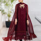 Ensembles By Azure Embroidered Chiffon Suits Unstitched 4 Piece VRES036 - Ruby Vine