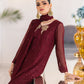Ensembles By Azure Embroidered Chiffon Suits Unstitched 4 Piece VRES036 - Ruby Vine