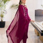 Ensembles By Azure Embroidered Chiffon Suits Unstitched 4 Piece VRES037 - Glooming Diva