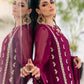 Ensembles By Azure Embroidered Chiffon Suits Unstitched 4 Piece VRES037 - Glooming Diva