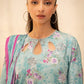 Zellbury 2pc Embroidered Lawn Shirt Dupatta - WUS25E20021